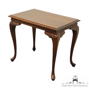 HIGH END Vintage Solid Cherry Traditional Style 28x18 Accent Tea Table 2220-10 image 1