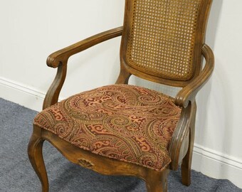 French country 2024 cane back chairs