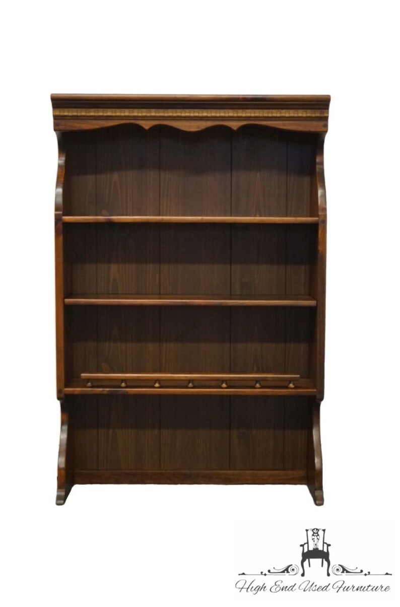 Ethan Allen Antiqued Pine Old Tavern Crp 32 Bookcase Etsy