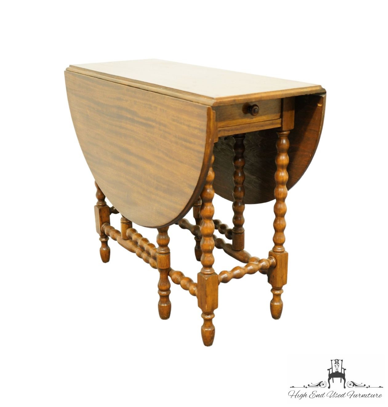 HELMERS MANUFACTURING Solid Ash Country French 48 Drop Leaf Accent