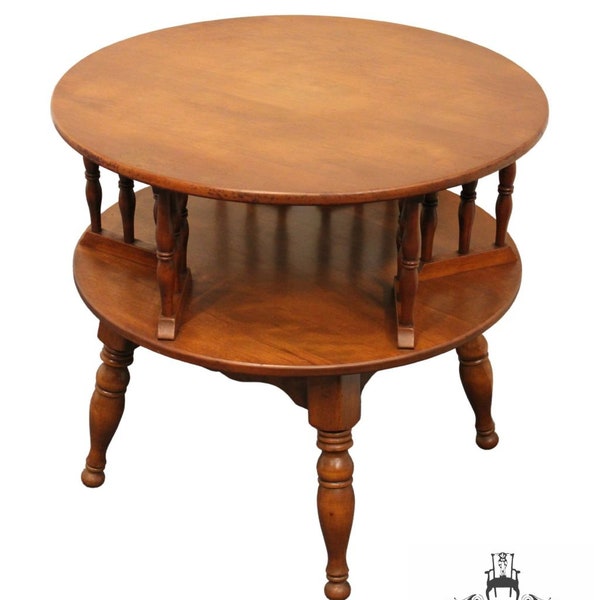 Ethan Allen Round Coffee Table - Etsy