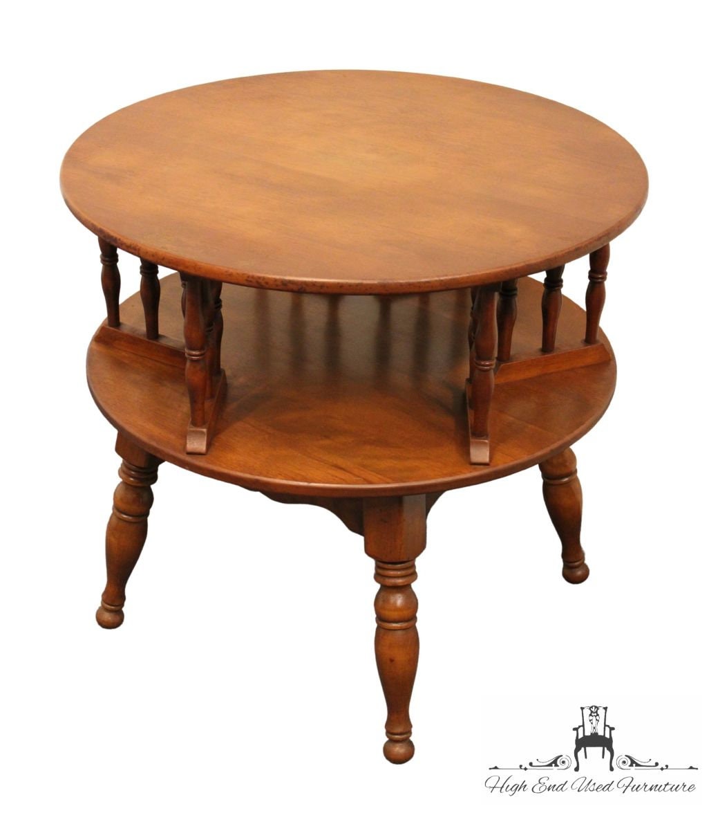 Ethan allen round end table online