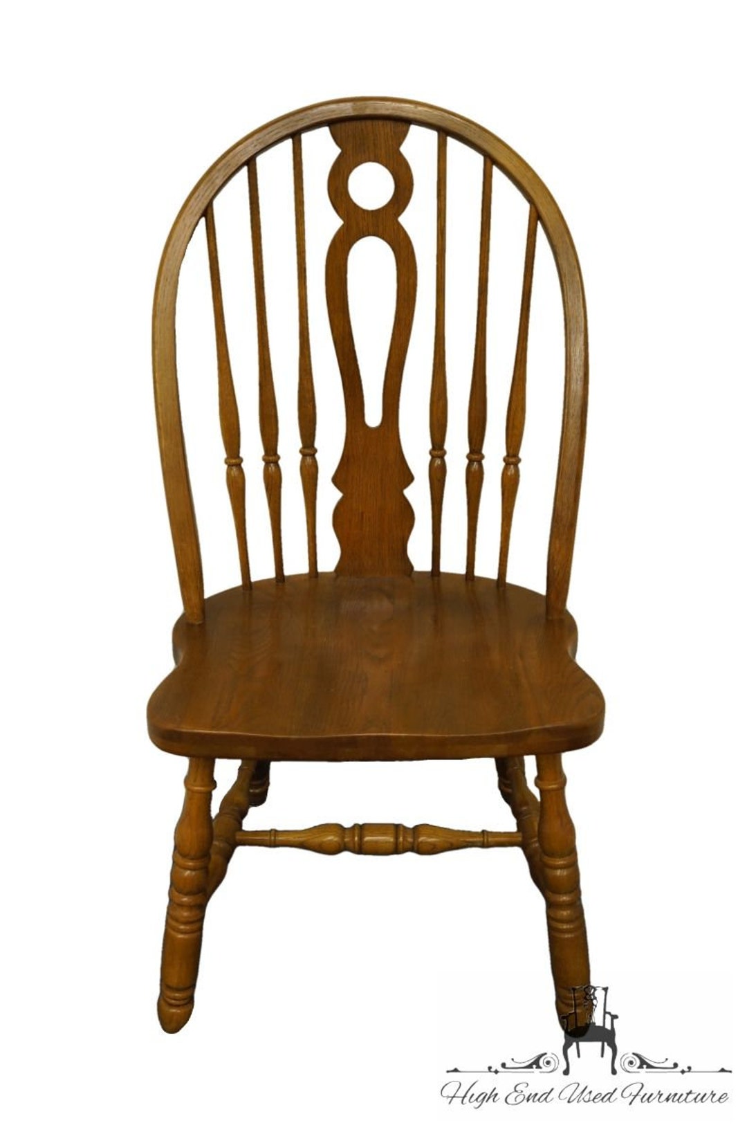 KELLER FURNITURE Solid Oak Rustic Country Style Dining Chair 2714760 Etsy