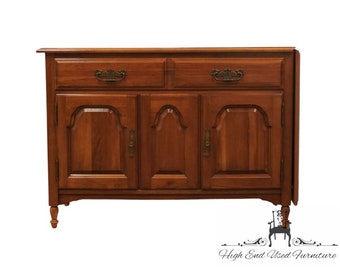 THOMASVILLE FURNITURE Collector's Cherry Traditional Style 66" Server Buffet w. Slide-and-Drop-Top 720-26
