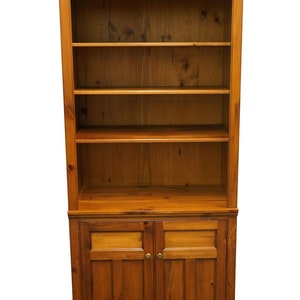 PENNSYLVANIA HOUSE Solid Knotty Pine Rustic Country Style 36" Cabinet Bookcase / Wall Unit