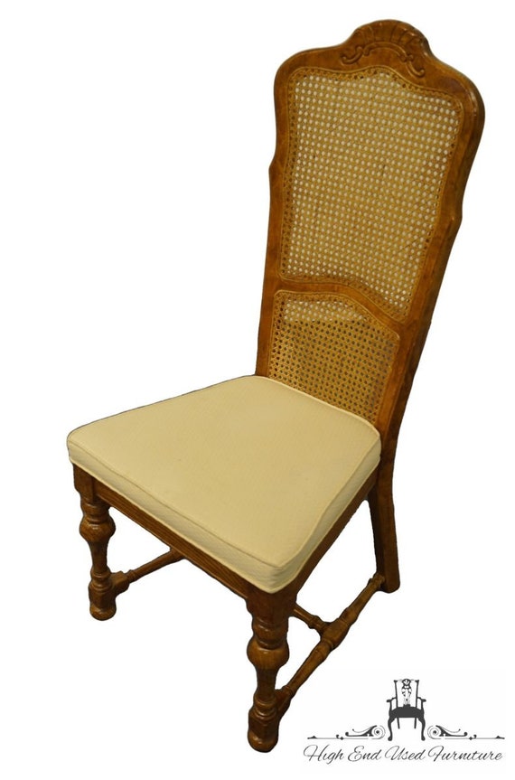Stanley Furniture European Regent Cane Back Dining Side Chair 32