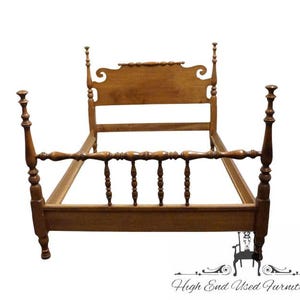 SPRAGUE & CARLETON Solid Hard Rock Maple Colonial Early American Full Size Bed 210-400-784