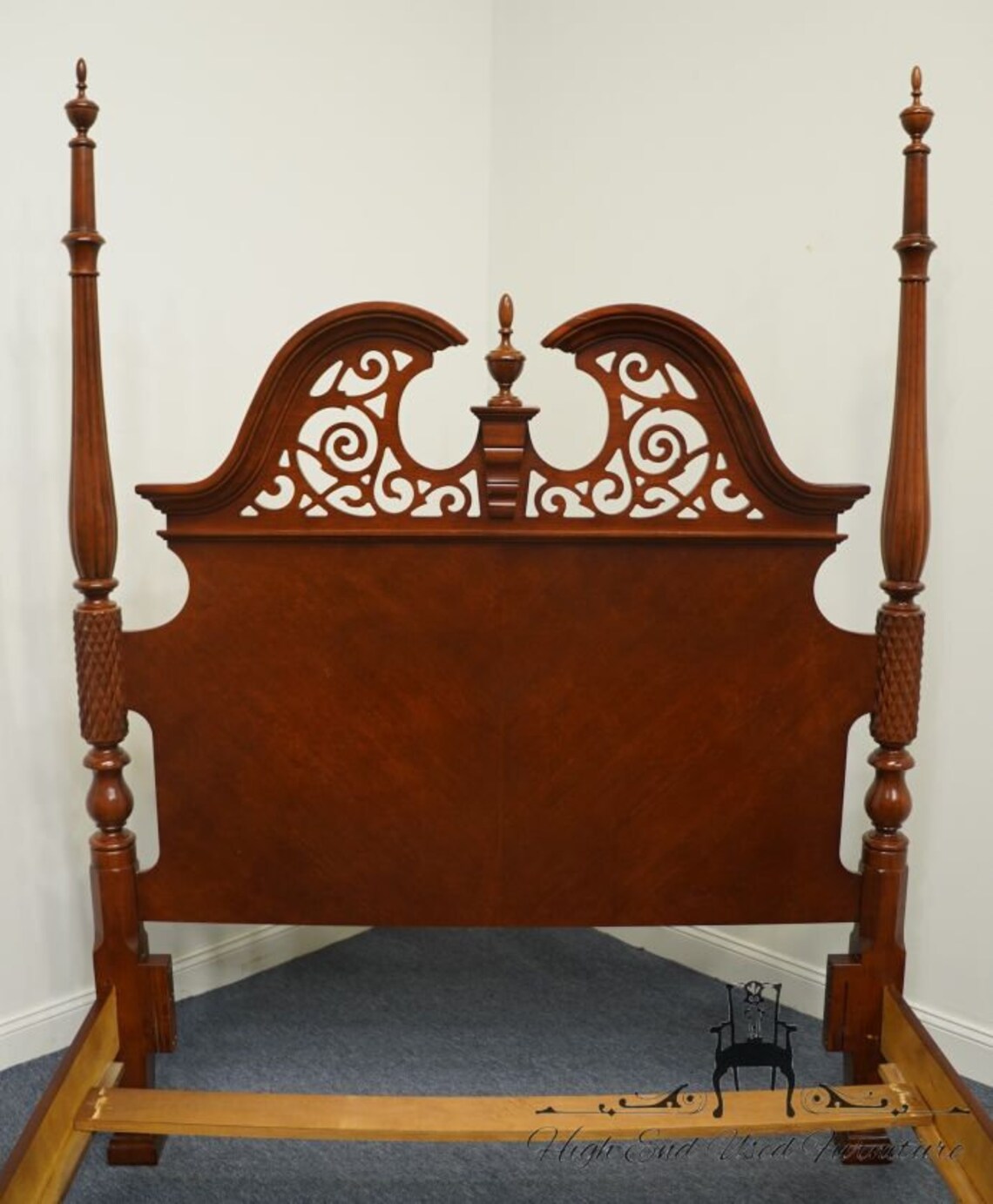 KATHY IRELAND Cherry Traditional Style Queen Size Bed - Etsy