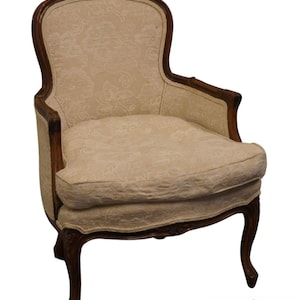 CENTURY CHAIR Country French Provincial Upholstered Accent Arm Chair