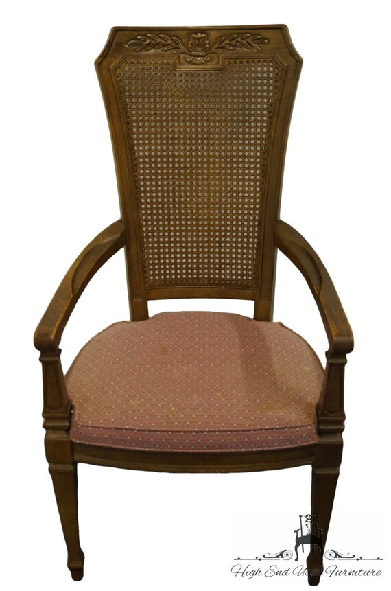 Drexel heritage cane back dining chairs deals