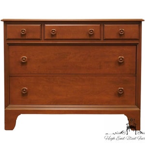 DAVIS CABINET Co. Solid Hard Rock Maple Early American 44" Five Drawer Dresser 235