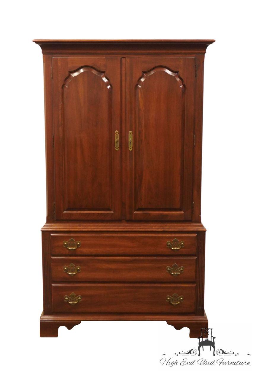 KNOB CREEK Solid Cherry Traditional Style 40 Armoire Door Chest 31 5425 Etsy