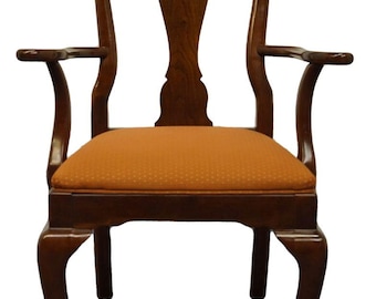 ETHAN ALLEN Georgian Court Solid Cherry Traditional Style Dining Arm Chair 11-6211A