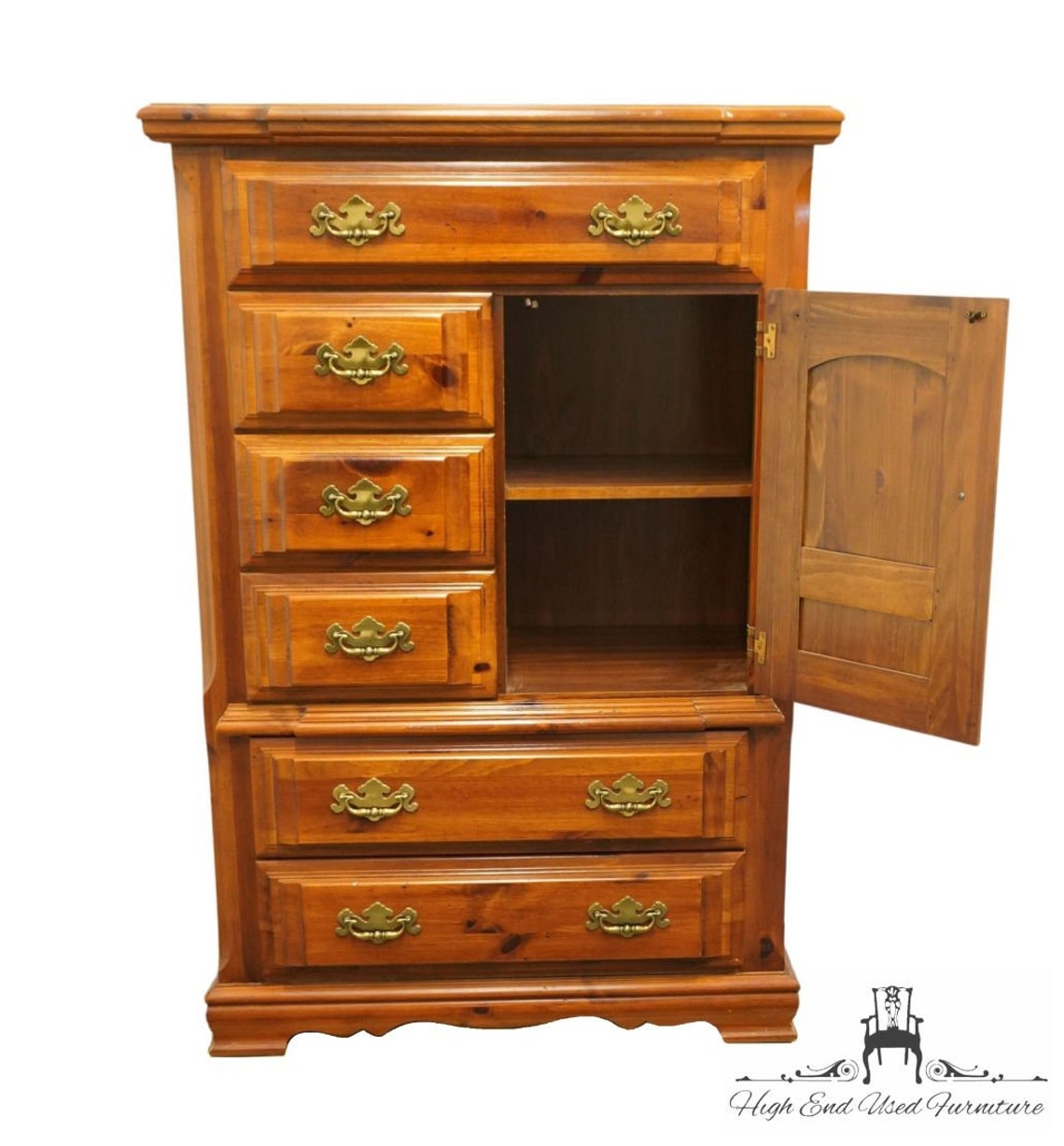 BROYHILL FURNITURE Rustic Country Style Solid Knotty Pine Etsy