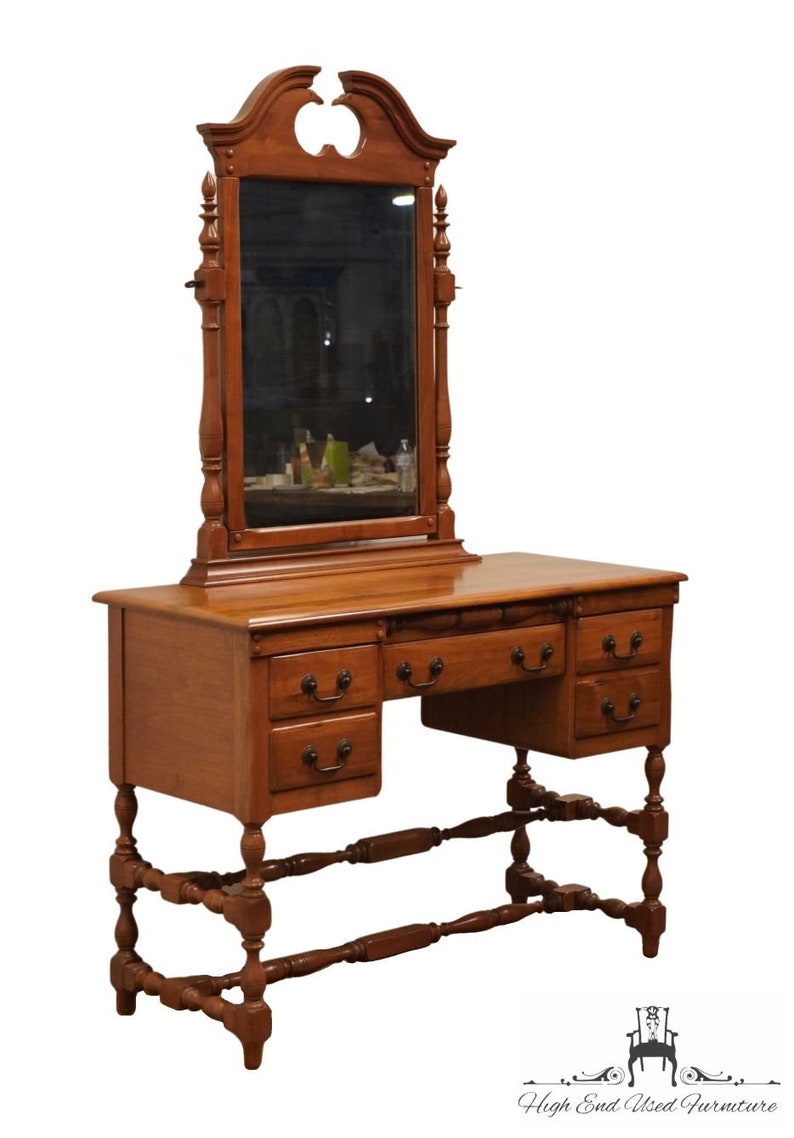 ABERNATHY FURNITURE Co. Solid Mahogany Traditional Style 42 Vanity w. Mirror 208-19 image 2