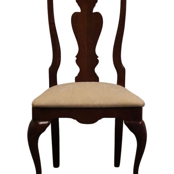 AMERICAN DREW Solid Cherry Traditional Queen Anne Style Splat Back Dining Chair