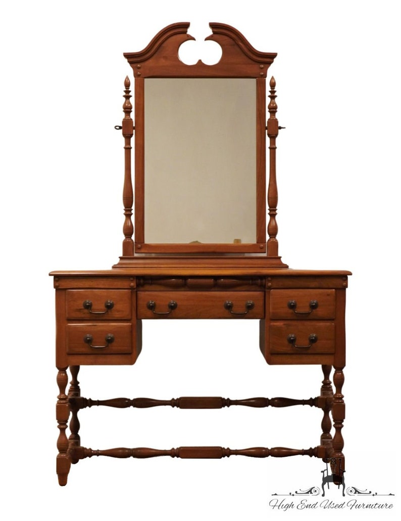 ABERNATHY FURNITURE Co. Solid Mahogany Traditional Style 42 Vanity w. Mirror 208-19 image 7