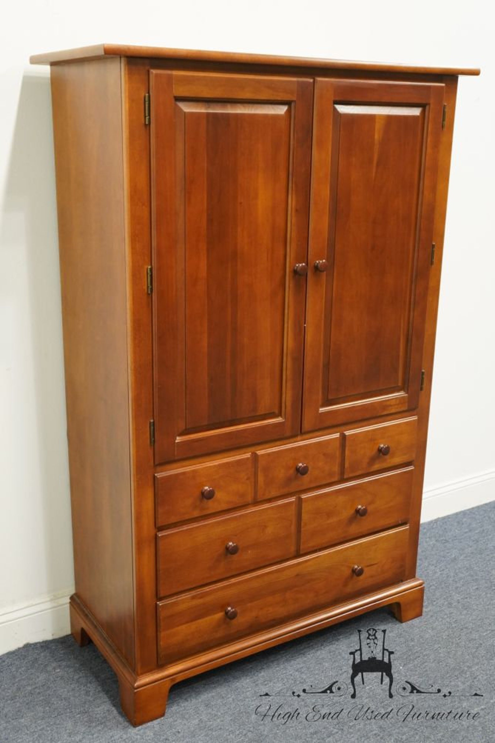 STANLEY FURNITURE Cherry Rustic Country French 40 Etsy