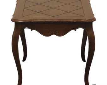 DAVIS CABINET Co. French Regency Style 24" Square Accent End Table 88130 - Antique Brune Finish