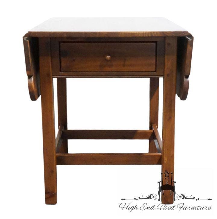 Ethan Allen Drop Leaf Side Table - Etsy
