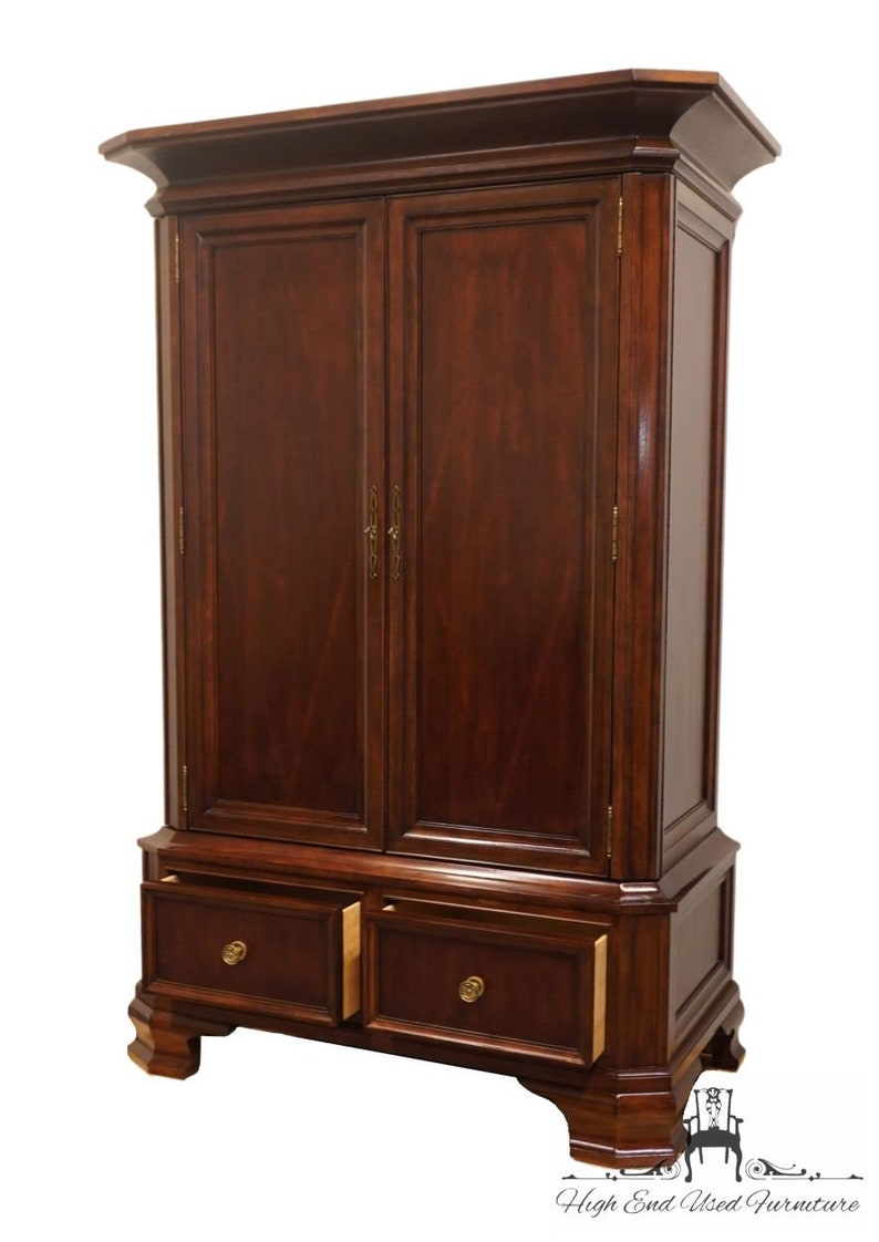 BERNHARDT FURNITURE Contemporary Traditional Martha Stewart Collection 55 Clothing Armoire 102-146B / 102-147B image 5