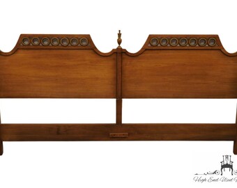 RWAY FURNITURE Italian Neoclassical Tuscan Style King Size Headboard