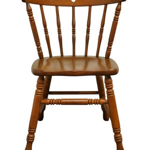 TELL CITY Solid Hard Rock Maple Colonial Early American Dining Side Chair 8018 48 Andover Finish Bild 1