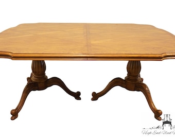 THOMASVILLE Villa d'Este Collection Italian Provincial 73" Double Pedestal Dining Table w. Banded Top 360-17821-772