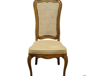 HIGH END Country French Provincial Cane Back Dining Side Chair