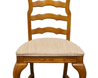 American Drew Saxony Collection Ladderback Dining Side Chair 53-663 - Wheat Finish