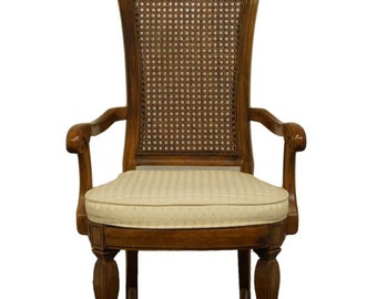 Thomasville Furniture Legacy Collection Cane Back Dining Arm Chair