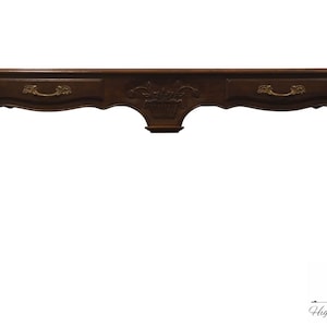 DAVIS CABINET Co. Solid Walnut Country French Style 60 Entry Console / Sofa Table image 1