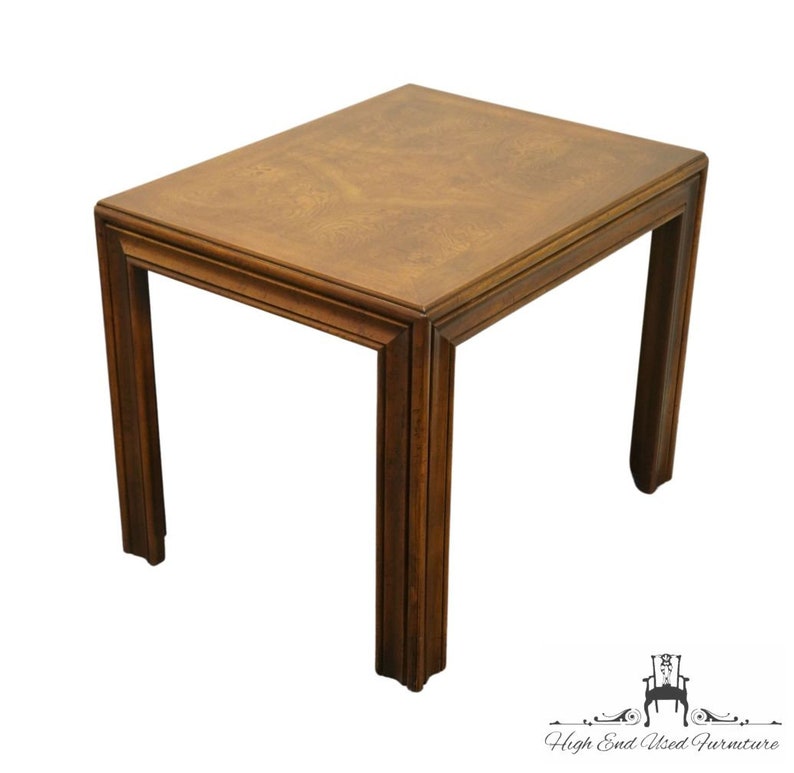 ALTAVISTA LANE Bookmatched Burled Walnut Rustic Americana 22x28 Accent End Table 1657-05 image 3