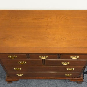 CENTURY FURNITURE Solid Cherry Traditional Style 44 Gentleman's Chest of Drawers image 4