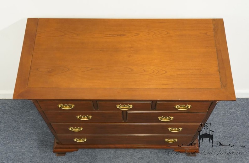 CENTURY FURNITURE Solid Cherry Traditional Style 44 Gentleman's Chest of Drawers image 4