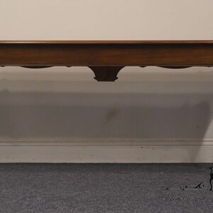 DAVIS CABINET Co. Solid Walnut Country French Style 60 Entry Console / Sofa Table image 9