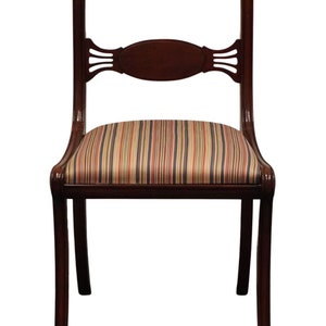 VINTAGE ANTIQUE Solid Mahogany Duncan Phyfe Style Dining Side Chair