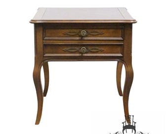 HEKMAN FURNITURE Pecan Italian Provincial 22" Accent End Table