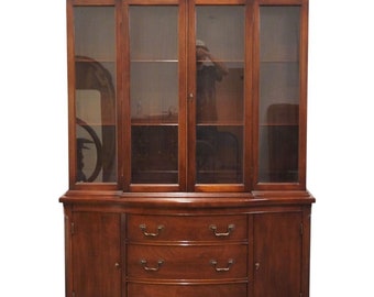 GEORGETOWN GALLERIES Mahogany Traditional Duncan Phyfe Style 48" China Cabinet