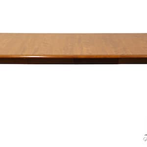 ETHAN ALLEN Heirloom Nutmeg Maple Colonial Early American 96&quot; Dining Table 10-6163P