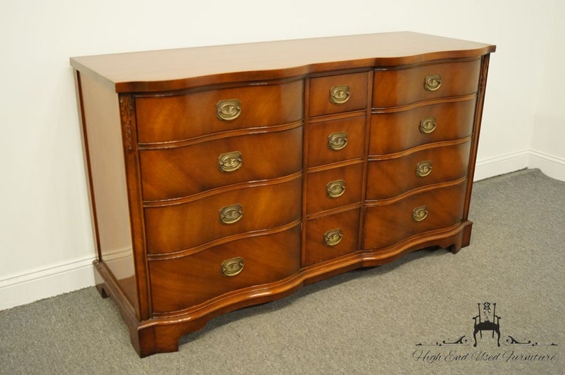 Drexel Heritage Duncan Phyfe Mahogany 60 Triple Dresser Etsy