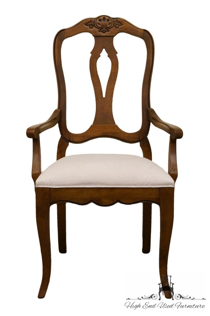 Ethan Allen Country French Collection Dining Arm Chair 266202 Etsy