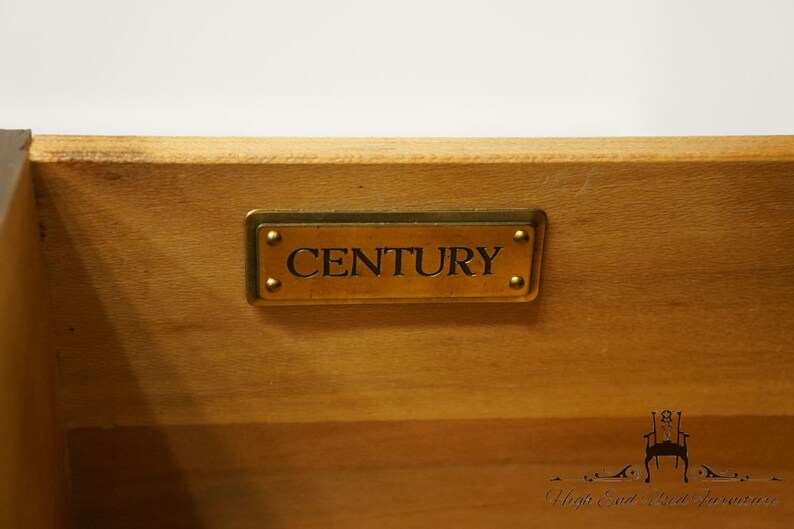 CENTURY FURNITURE Solid Cherry Traditional Style 44 Gentleman's Chest of Drawers image 7