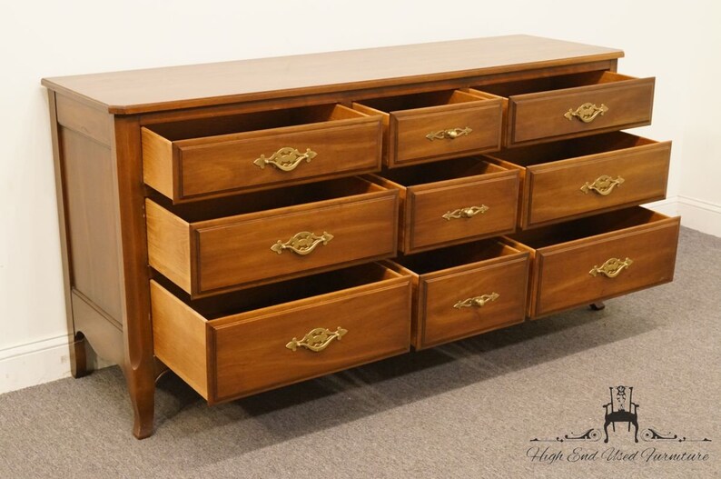 Willett Country Classic Collection French Country Style Solid Cherry Triple Dresser