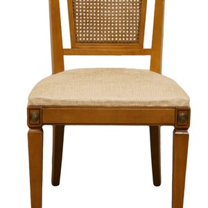 RWAY FURNITURE Hard Rock Maple Colonial Cane Back Dining Side Chair 377 - Beaver Finish