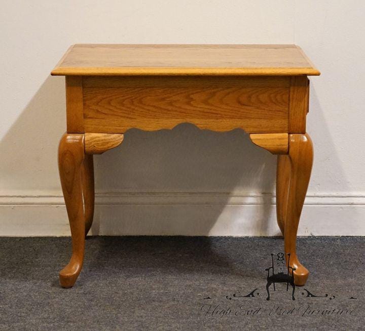 BROYHILL FURNITUREリビングテーブル　アメリカ製　ヴィンテージ BROYHILL FURNITURE Solid Oak Early American Country Style 22