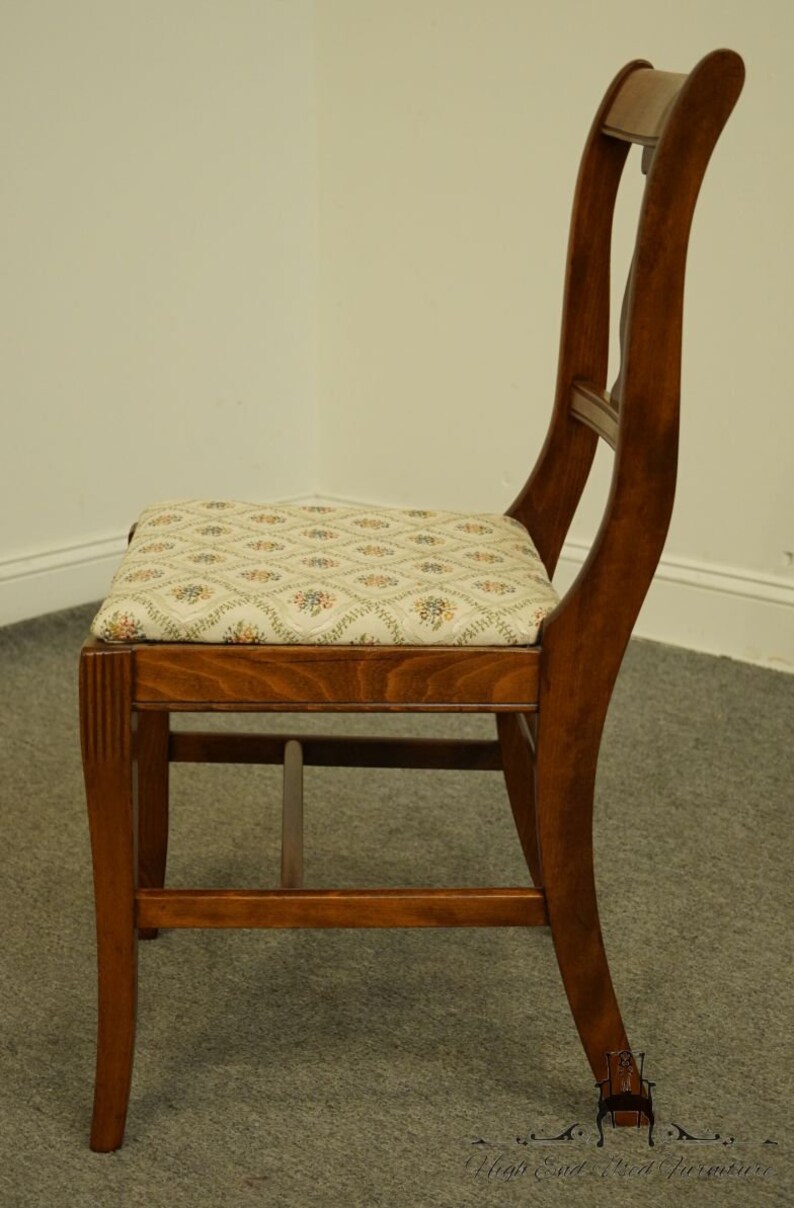 Tell City Mahogany Duncan Phyfe Style Harp / Lyre Back Dining Etsy