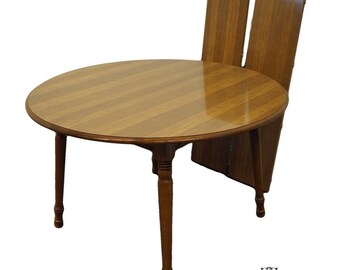 TELL CITY Colonial Style Maple 47" Round Dining Table P8174 - Andover Finish