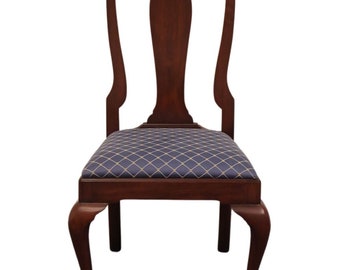 HENKEL HARRIS Traditional Queen Anne Style Wild Black Cherry Dining Side Chair 105S