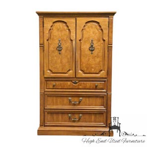 THOMASVILLE FURNITURE Serenade Collection Burled Walnut Italian Neoclassical Tuscan Style 40" Armoire 21211-340